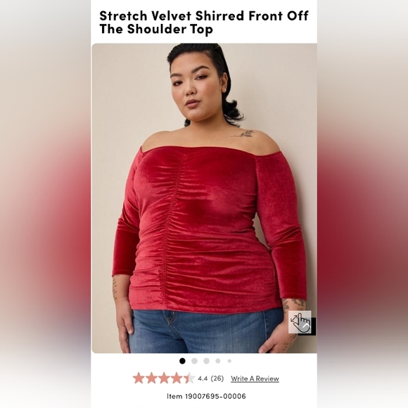 NWT Torrid Velvet top sz 2x - Picture 9 of 11
